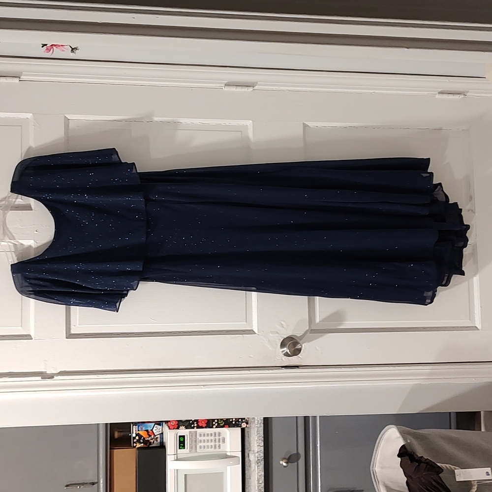 J Taylor navy blue dress size 18